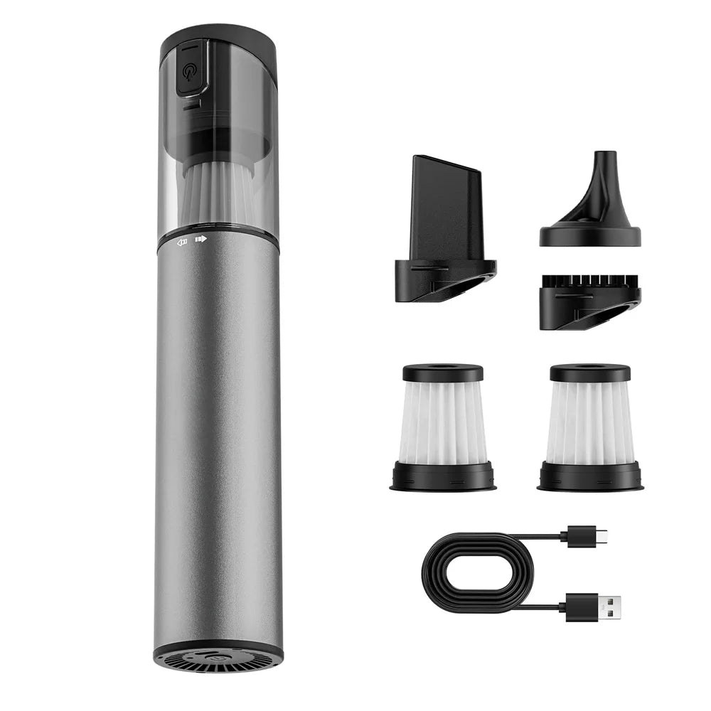 Cordless car vacuum cleaner portable rechargeable vacuum cleaner.