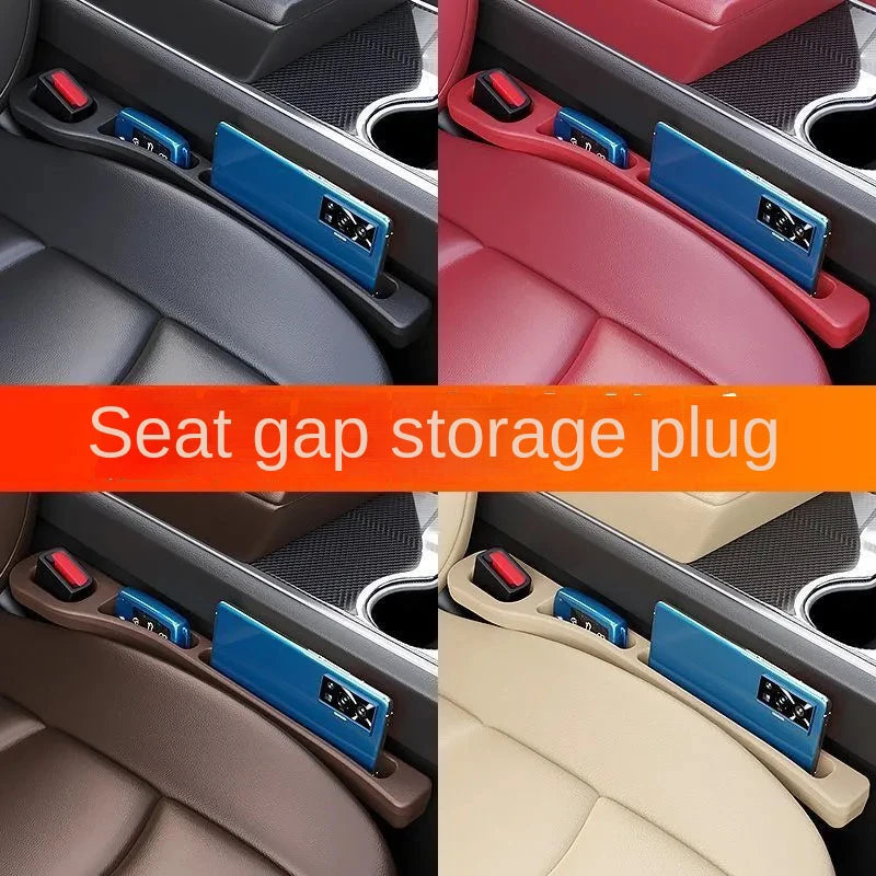 Universal car seat gap filler prevent phones keys from falling.