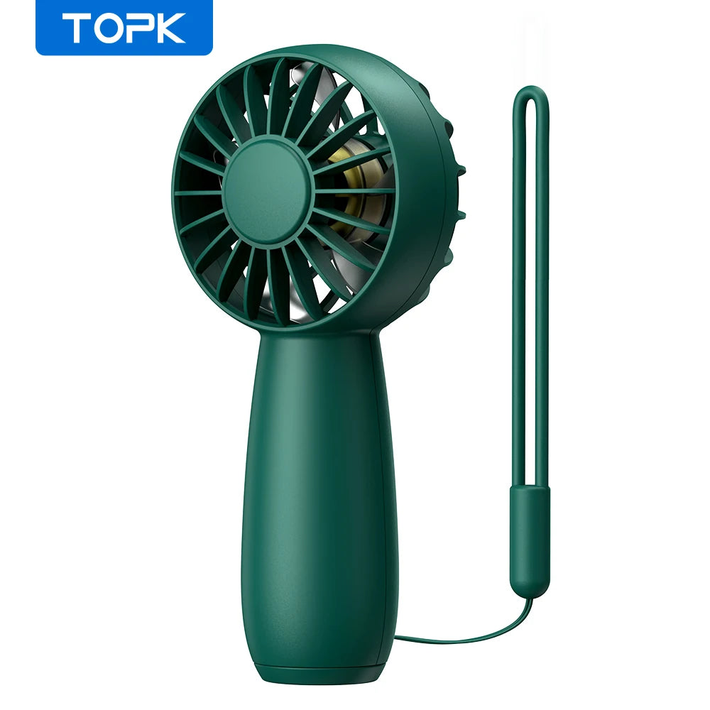 Portable rechargeable usb fan.