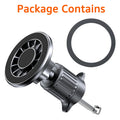 Magnetic car phone mount strong hold for dashboard and airvent.