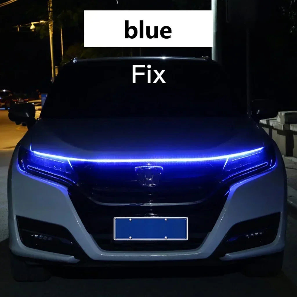 LED car light strips for interior or exterior accent lighting.