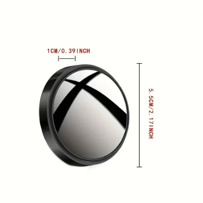 360 degree adjustable blind spot mirror universal side mirror accessory.