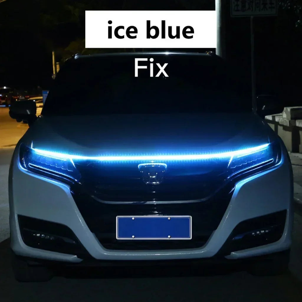 LED car light strips for interior or exterior accent lighting.