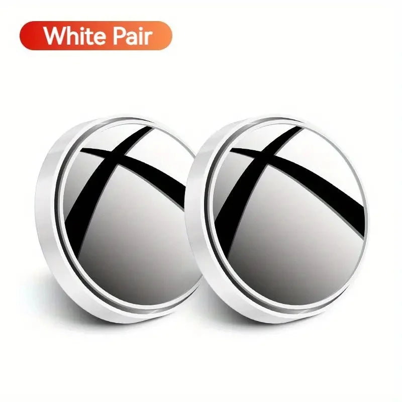 360 degree adjustable blind spot mirror universal side mirror accessory.