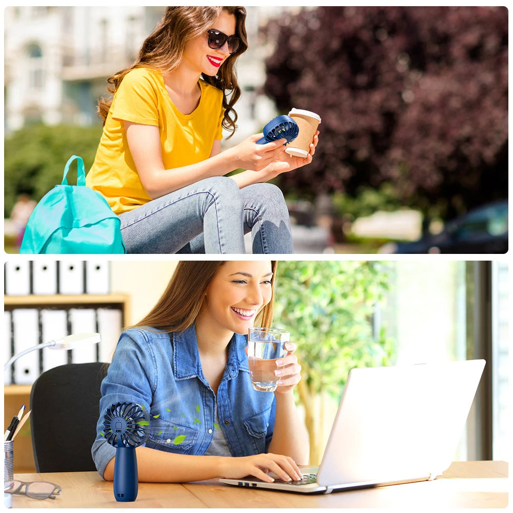 Portable rechargeable usb fan.