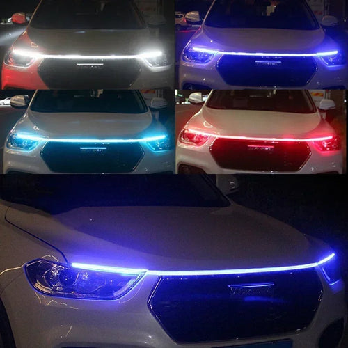 LED car light strips for interior or exterior accent lighting.