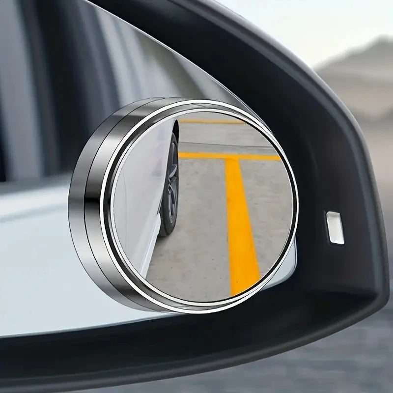 360 degree adjustable blind spot mirror universal side mirror accessory.
